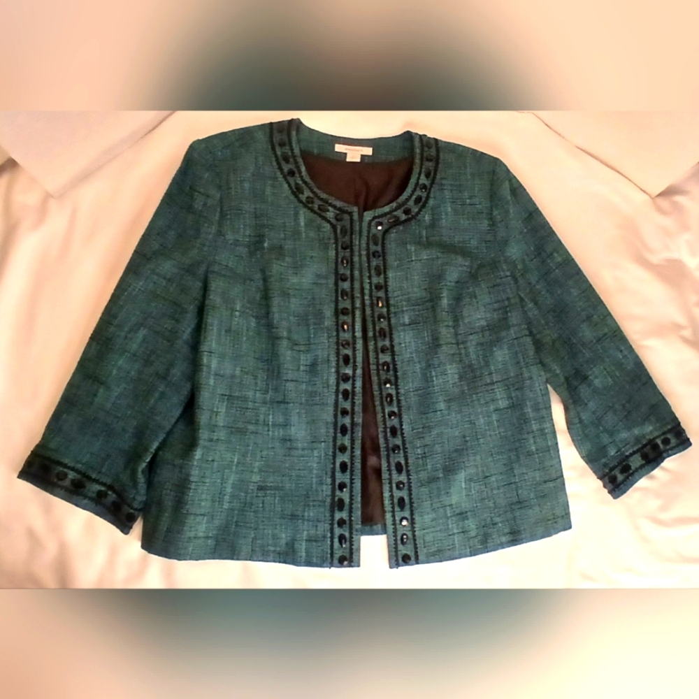 Dressbarn Green Blazer XL